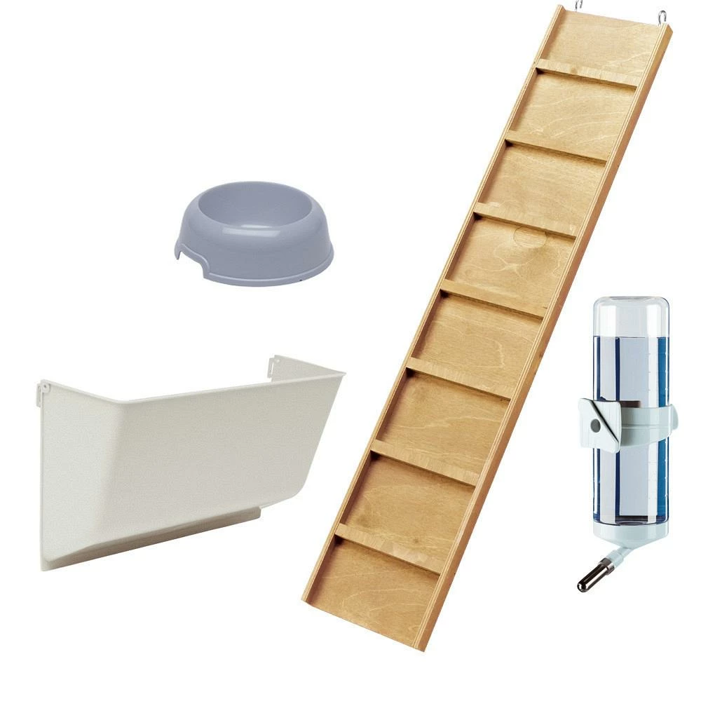 Ferplast Knaagdierverblijf Grand Lodge 120 Plus Grey 6 Ferplast Knaagdierverblijf Grand Lodge 120 Plus Grey - Afbeelding 4