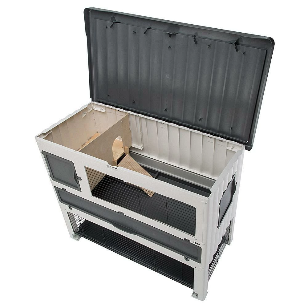 Ferplast Knaagdierverblijf Grand Lodge 120 Plus Grey 5 Ferplast Knaagdierverblijf Grand Lodge 120 Plus Grey - Afbeelding 3