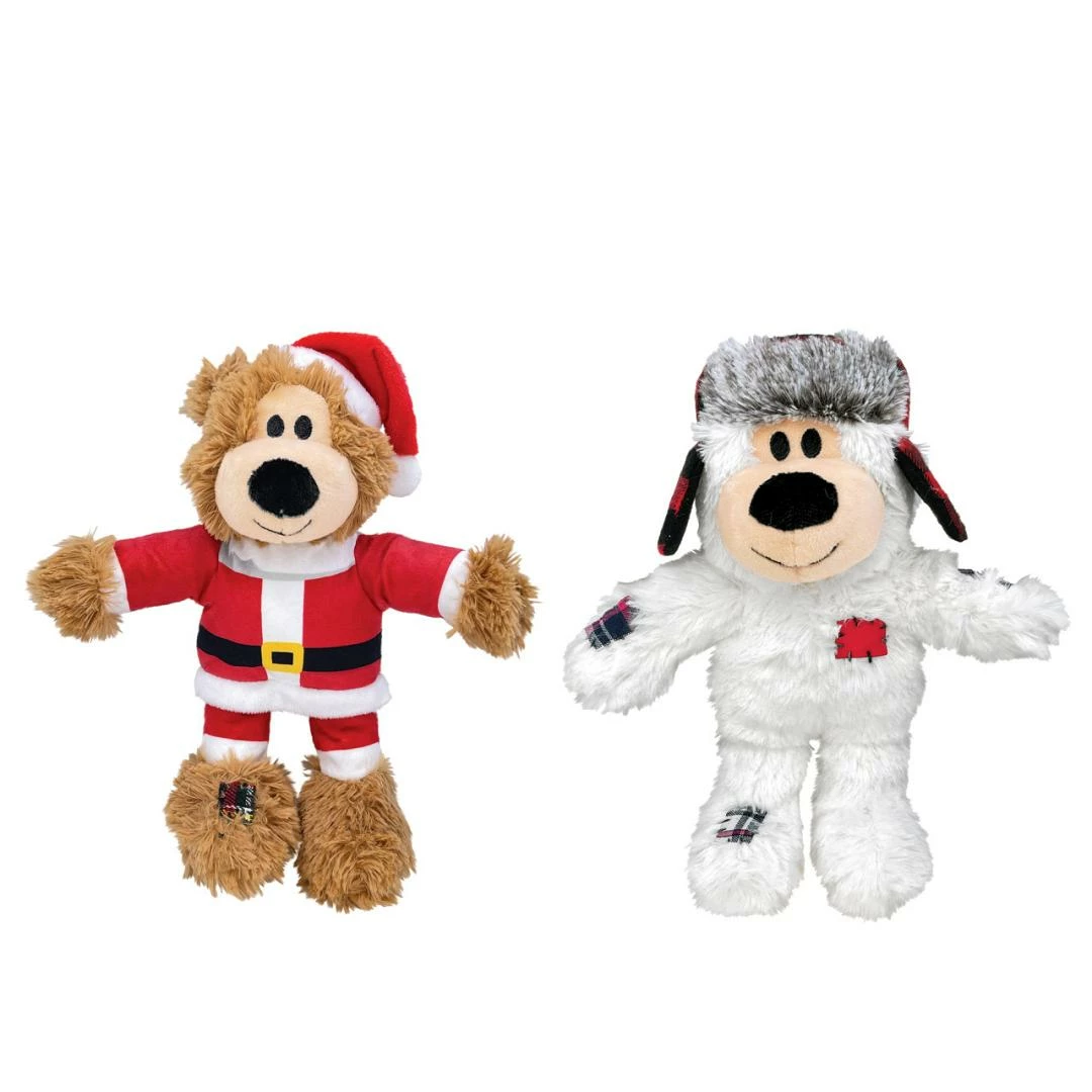 Kong Kerst Wild Knot Bear Assorti M/L 3 Kong Kerst Wild Knot Bear Assorti M/L