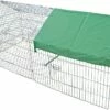 Boon Draadren Puntdak Met Zonnedoek 180 X 75 X 75 Cm -Beeztees Verkoop 2024 0204579
