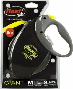 Flexi Giant Neon M Met Band Geel 8 Mtr -Beeztees Verkoop 2024 0208745