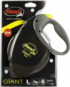 Flexi Giant Neon L Met Band Geel 8 Mtr -Beeztees Verkoop 2024 0209405
