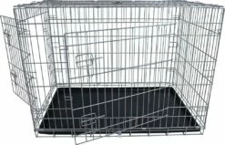 Boon Hondenbench 2 Deurs Economic Taupe -Beeztees Verkoop 2024 0217014 open a