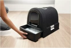 Curver Kattenbak Antraciet -Beeztees Verkoop 2024 0400460 sfeer1