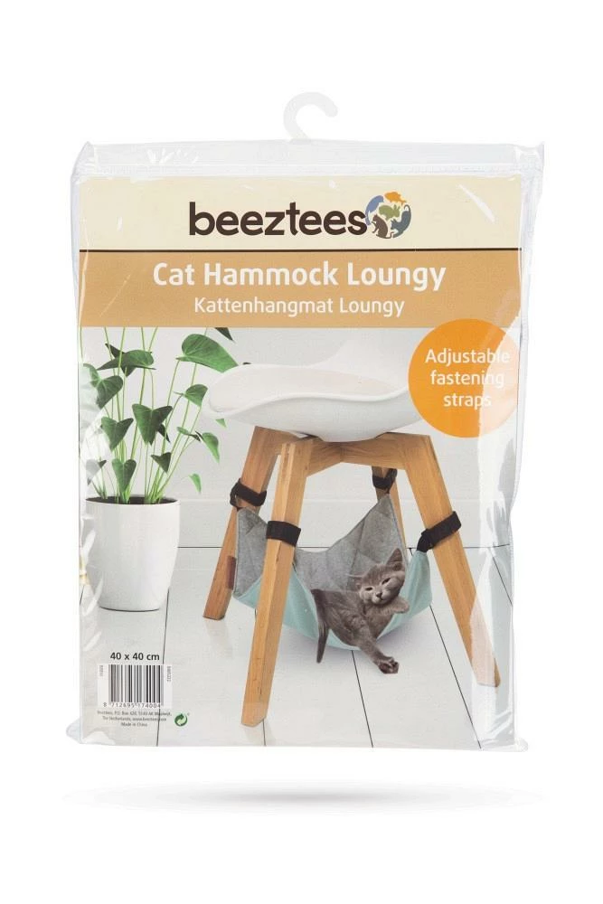 Beeztees Hangmat Voor Stoel Loungy Grijs 4 Beeztees Hangmat Voor Stoel Loungy Grijs - Afbeelding 2