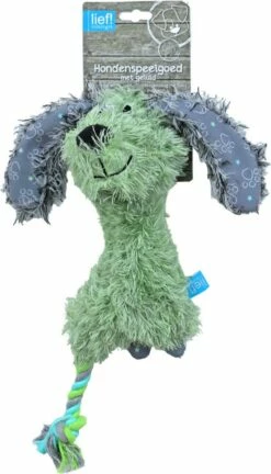 Lief! Lifestyle Boys Teckel Met Piep Assorti 28 Cm -Beeztees Verkoop 2024 0426000 groen