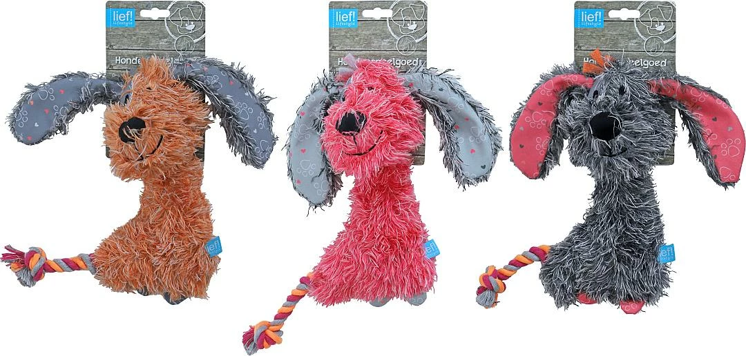 Lief! Lifestyle Girls Teckel Met Piep Assorti 28 Cm 3 Lief! Lifestyle Girls Teckel Met Piep Assorti 28 Cm