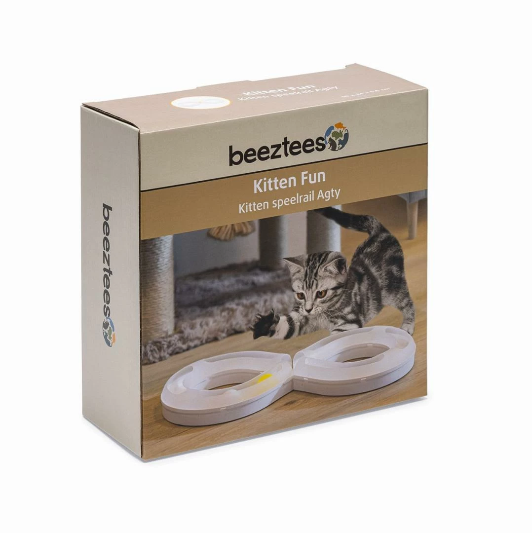 Beeztees Kittenspeelgoed Speelrail Agty 4 Beeztees Kittenspeelgoed Speelrail Agty - Afbeelding 2