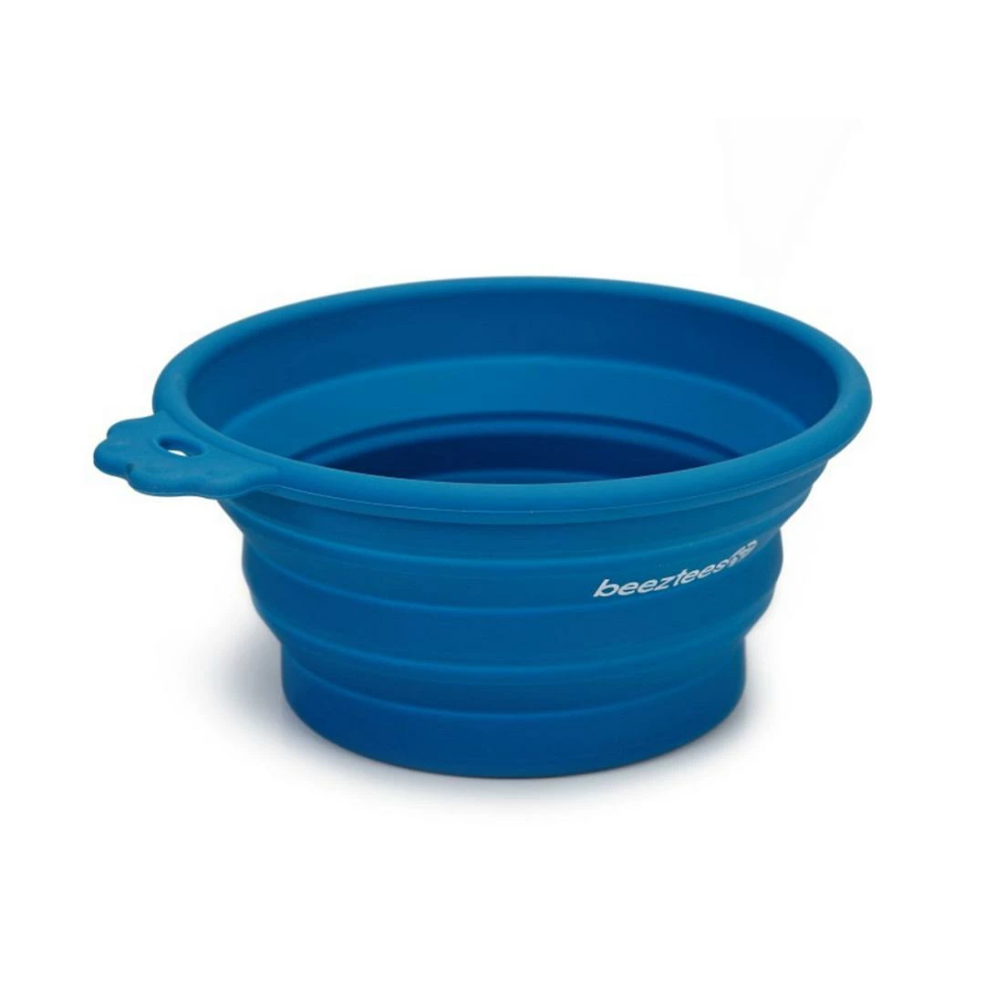 Beeztees Inklapbare Voer- En Drinkbak Blauw Ø 17 Cm 3 Beeztees Inklapbare Voer- En Drinkbak Blauw Ø 17 Cm