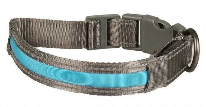 Duvo Veiligheidshalsband Metal Flash Light USB Blauw 3 Duvo Veiligheidshalsband Metal Flash Light USB Blauw