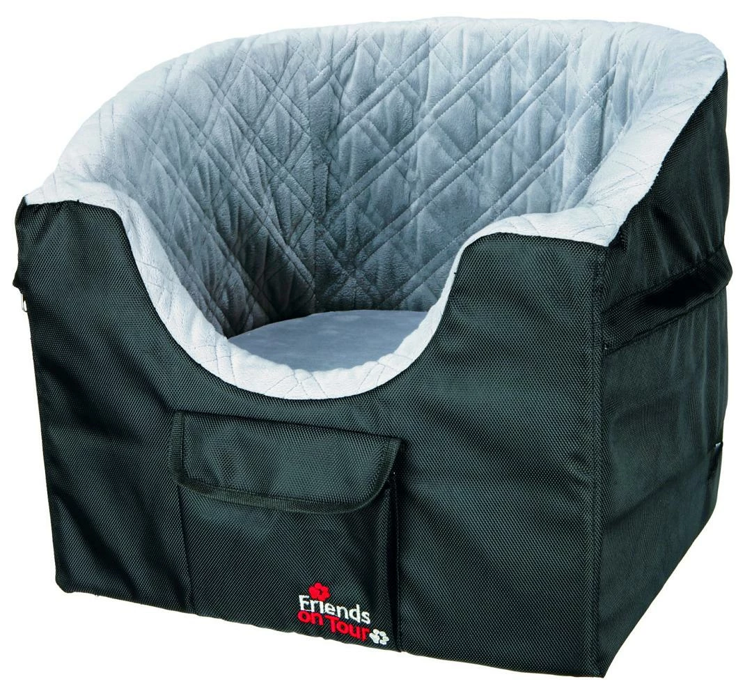 TRIXIE Autozitje Zwart/grijs 3 TRIXIE Autozitje Zwart/grijs