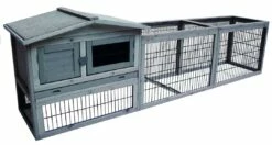 Beeztees Konijnenkooi Sunshine Grijs 230 X 53 X 70 Cm