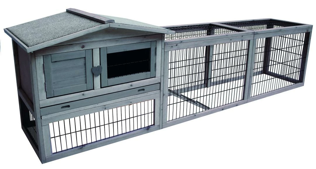 Beeztees Konijnenkooi Sunshine Grijs 230 X 53 X 70 Cm 3 Beeztees Konijnenkooi Sunshine Grijs 230 X 53 X 70 Cm