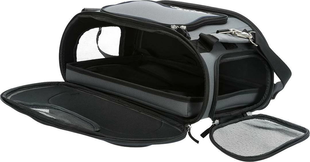 TRIXIE Vliegtuigtas Hond Wings Grijs/blauw 5 TRIXIE Vliegtuigtas Hond Wings Grijs/blauw - Afbeelding 3