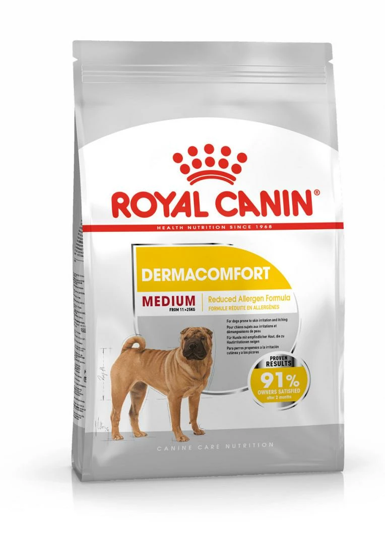 Royal Canin Hondenvoer Derma-comfort Medium 3 Kg 3 Royal Canin Hondenvoer Derma-comfort Medium 3 Kg
