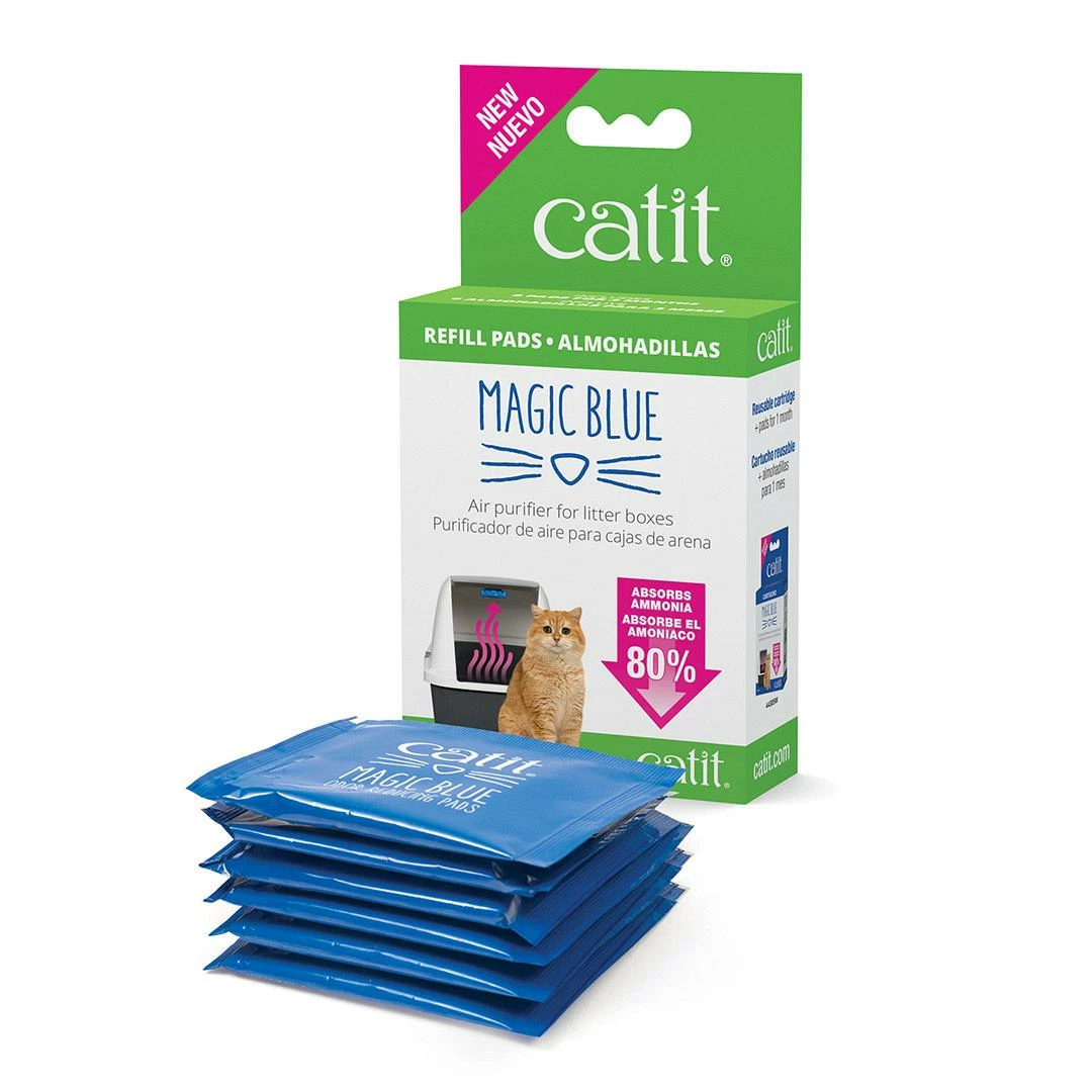 Catit Magic Blauw Refill Pads 6 St 3 Catit Magic Blauw Refill Pads 6 St