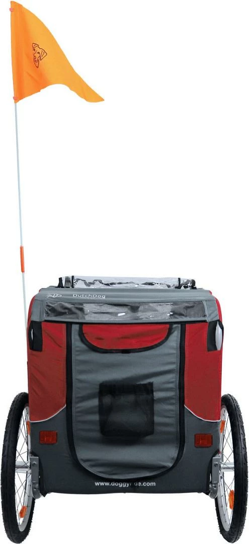 DoggyRide Hondenfietskar Novel 20 Cabin Rood/Grijs 5 DoggyRide Hondenfietskar Novel 20 Cabin Rood/Grijs - Afbeelding 3