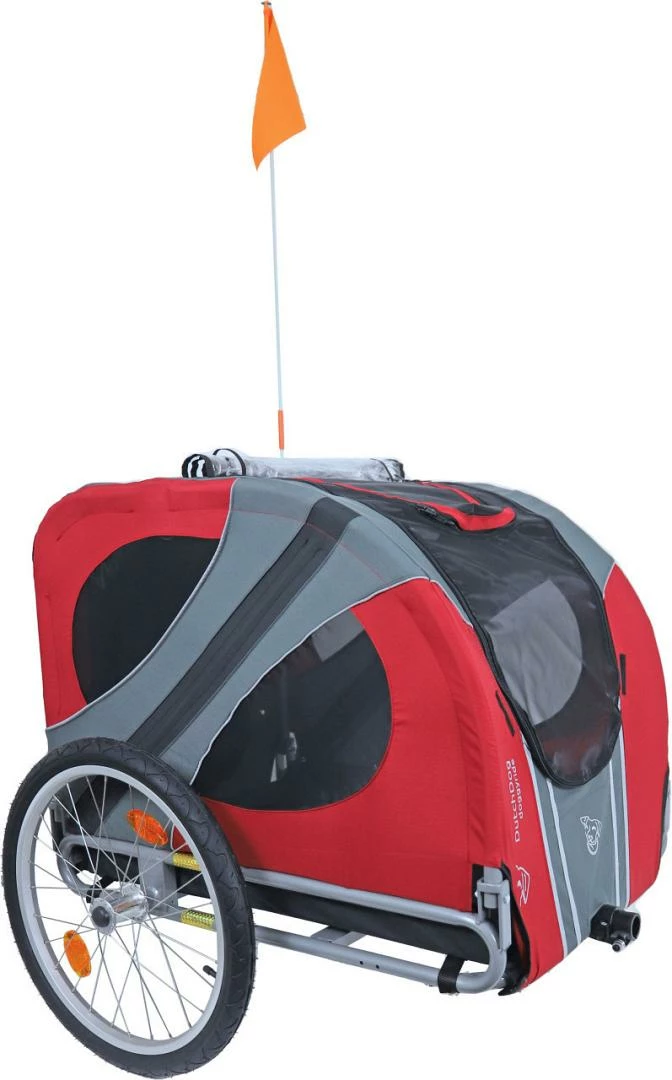 DoggyRide Hondenfietskar Novel 20 Cabin Rood/Grijs 3 DoggyRide Hondenfietskar Novel 20 Cabin Rood/Grijs