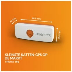 Weenect XS GPS Tracker Cats White -Beeztees Verkoop 2024 3770000300369 3