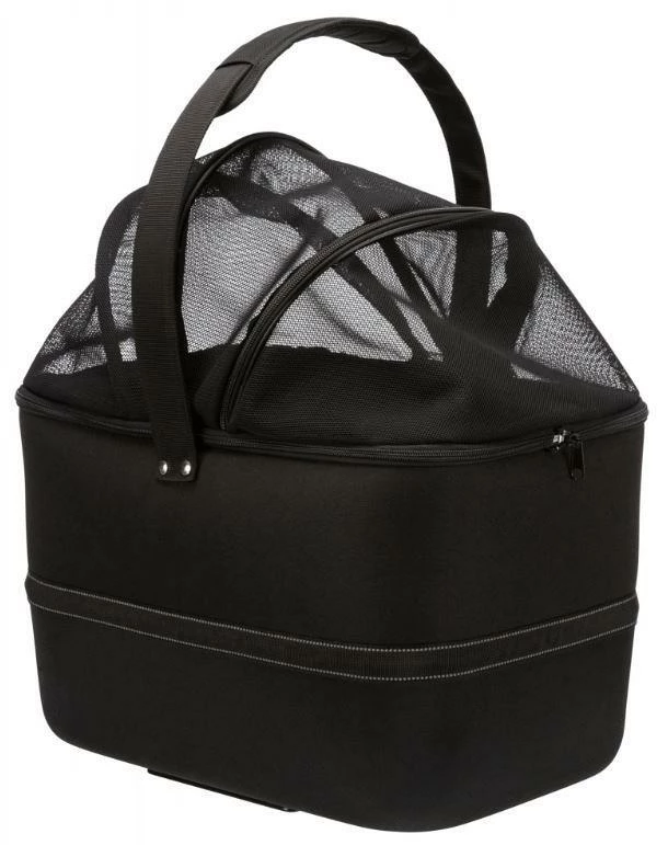 TRIXIE Fietsmand Voor Aan Het Stuur Zwart 3 TRIXIE Fietsmand Voor Aan Het Stuur Zwart