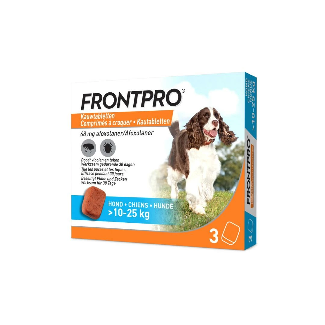 FRONTPRO Kauwtabletten Hond L 3 St 3 FRONTPRO Kauwtabletten Hond L 3 St