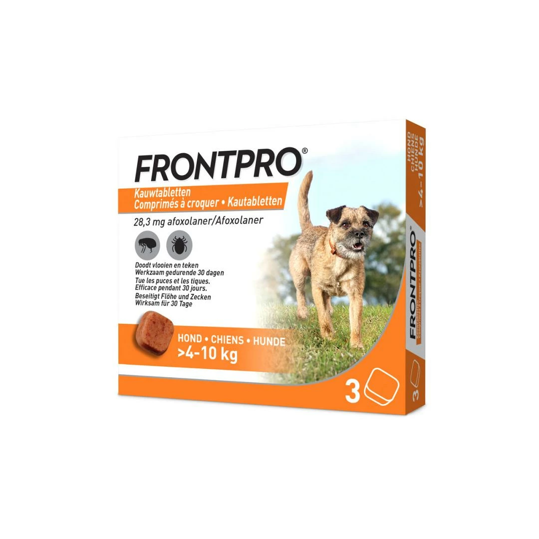 FRONTPRO Kauwtabletten Hond M 3 St 3 FRONTPRO Kauwtabletten Hond M 3 St