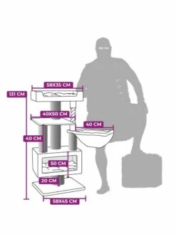 Petrebels Krabmeubel Lucky Bastards Parklane 131 Grey -Beeztees Verkoop 2024 431358afmetingen WEB