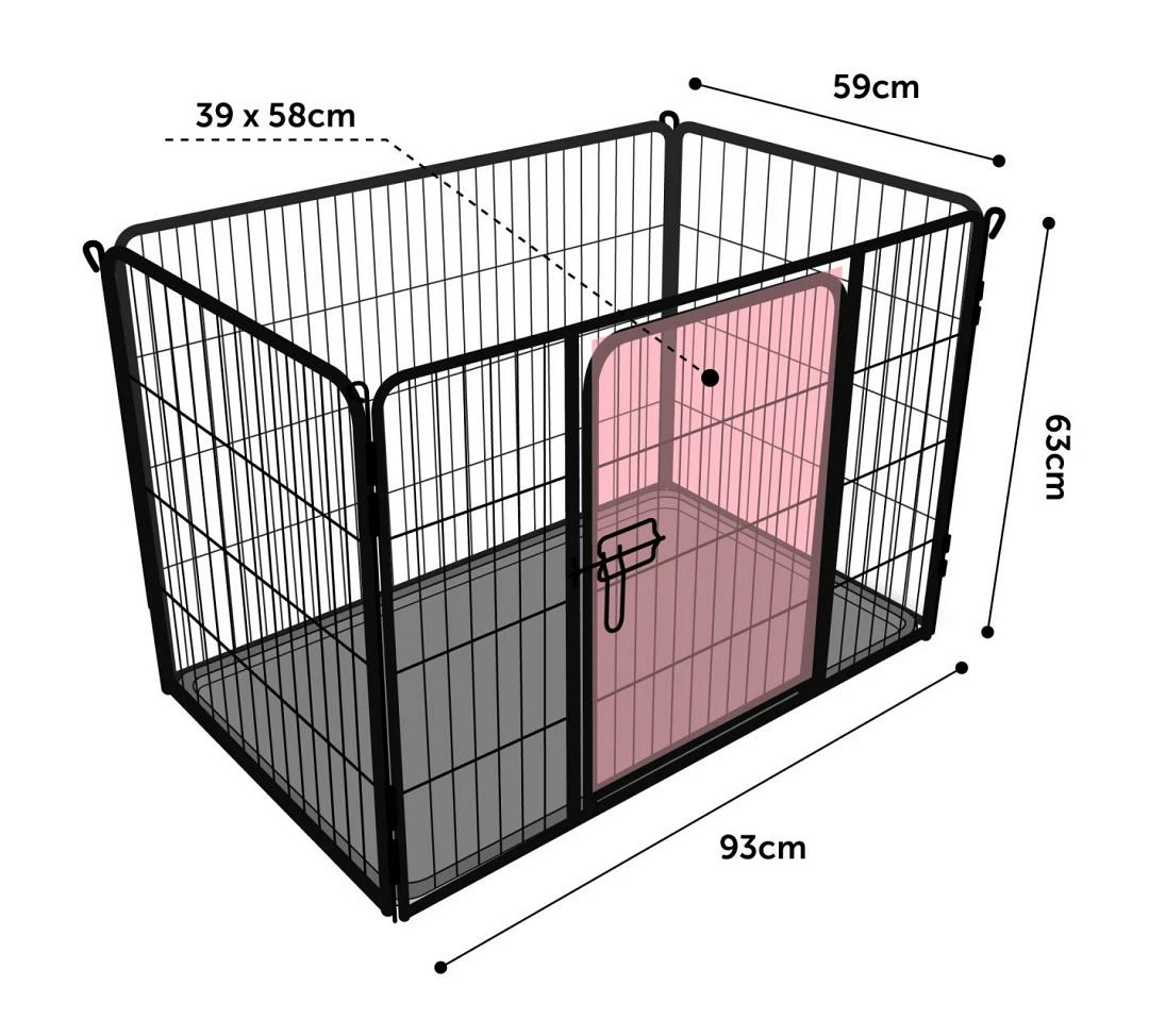 Flamingo Kennel Kazan Black 4 Flamingo Kennel Kazan Black - Afbeelding 2
