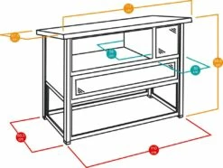 Ferplast Konijnenhok Ranch 120 Grey -Beeztees Verkoop 2024 8010690149189 ferplast ranch 120 afmetingen