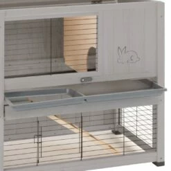 Ferplast Konijnenhok Ranch 120 Grey -Beeztees Verkoop 2024 8010690149189 ferplast ranch 120 grey lade