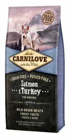 Carnilove Hondenvoer Salmon & Turkey Puppy 12 Kg