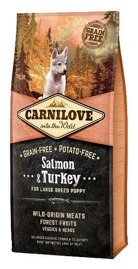 Carnilove Hondenvoer Salmon & Turkey Puppy Large 12 Kg 3 Carnilove Hondenvoer Salmon & Turkey Puppy Large 12 Kg