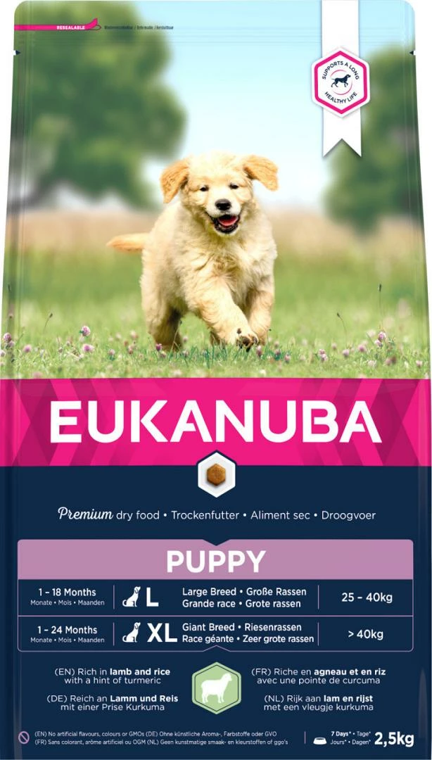 Eukanuba Hondenvoer Puppy/Junior Lamb & Rice 2,5 Kg 3 Eukanuba Hondenvoer Puppy/Junior Lamb & Rice 2,5 Kg