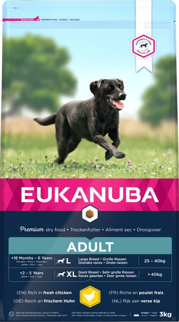 Eukanuba Hondenvoer Active Adult Large Breed 3 Kg 3 Eukanuba Hondenvoer Active Adult Large Breed 3 Kg