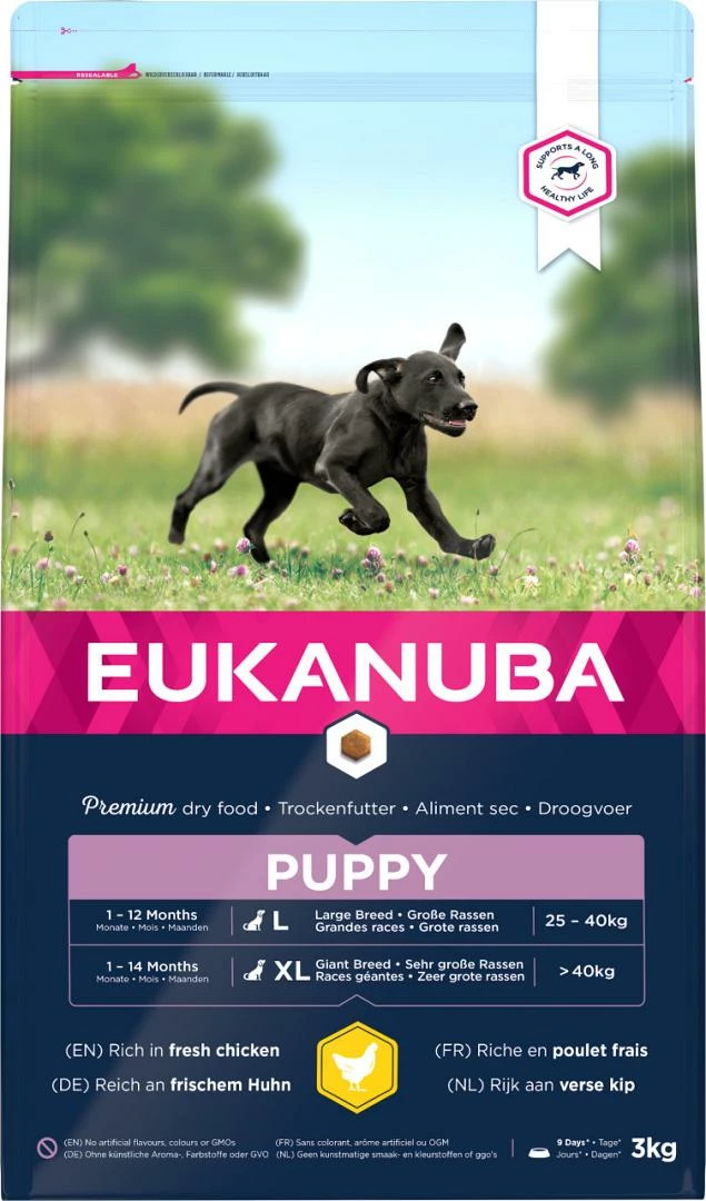 Eukanuba Hondenvoer Growing Puppy Large Breed 3 Kg 3 Eukanuba Hondenvoer Growing Puppy Large Breed 3 Kg