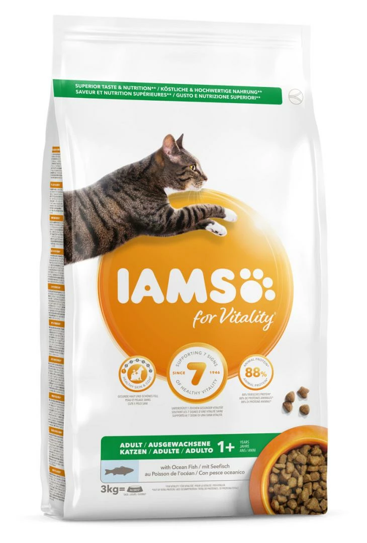 IAMS Kattenvoer Adult Ocean Fish 3 Kg 3 IAMS Kattenvoer Adult Ocean Fish 3 Kg