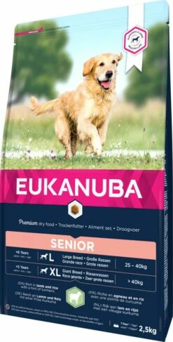 Eukanuba Hondenvoer Senior Large Lamb & Rice 2,5 Kg -Beeztees Verkoop 2024 8710255168906 2