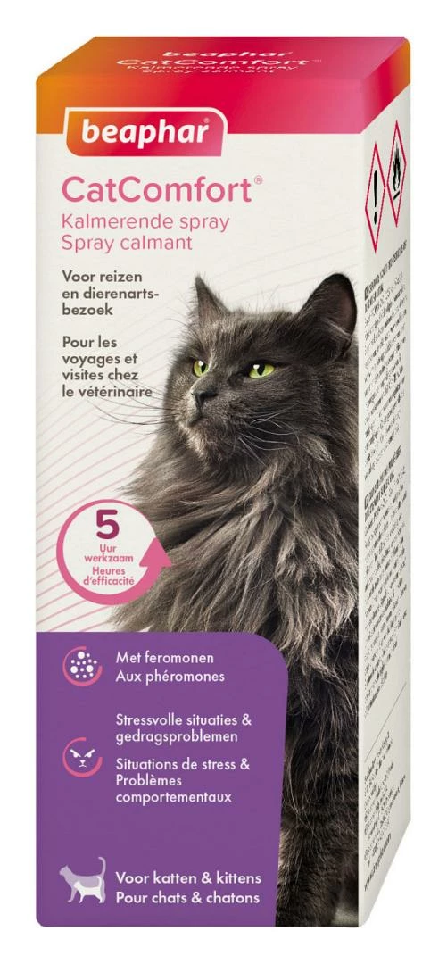 Beaphar CatComfort Kalmerende Spray 60 Ml 3 Beaphar CatComfort Kalmerende Spray 60 Ml