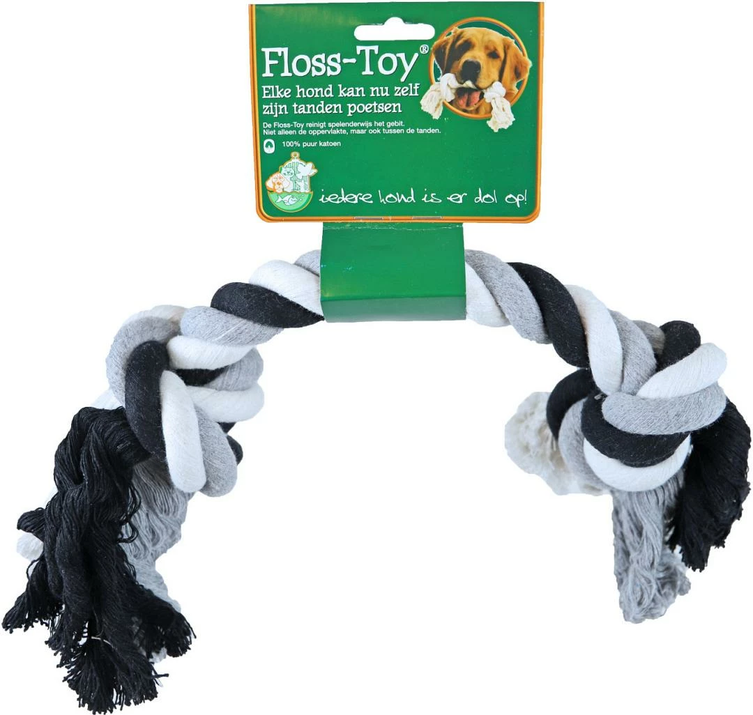 Boon Floss-Toy Giant Zwart/wit 3 Boon Floss-Toy Giant Zwart/wit