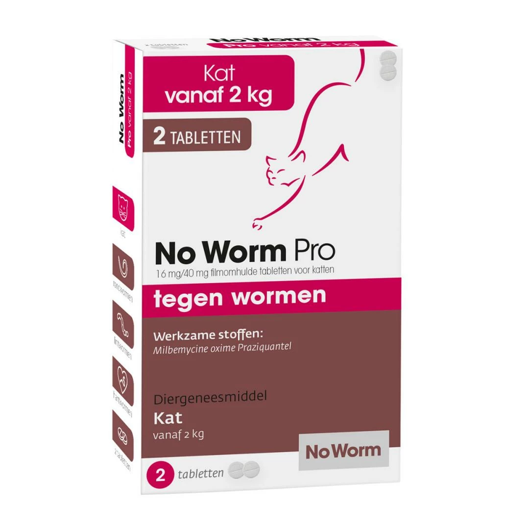 No Worm Pro Kat 2 Tabletten 3 No Worm Pro Kat 2 Tabletten