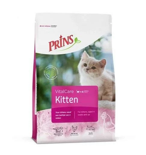 Prins Kattenvoer VitalCare Kitten 1,5 Kg 3 Prins Kattenvoer VitalCare Kitten 1,5 Kg