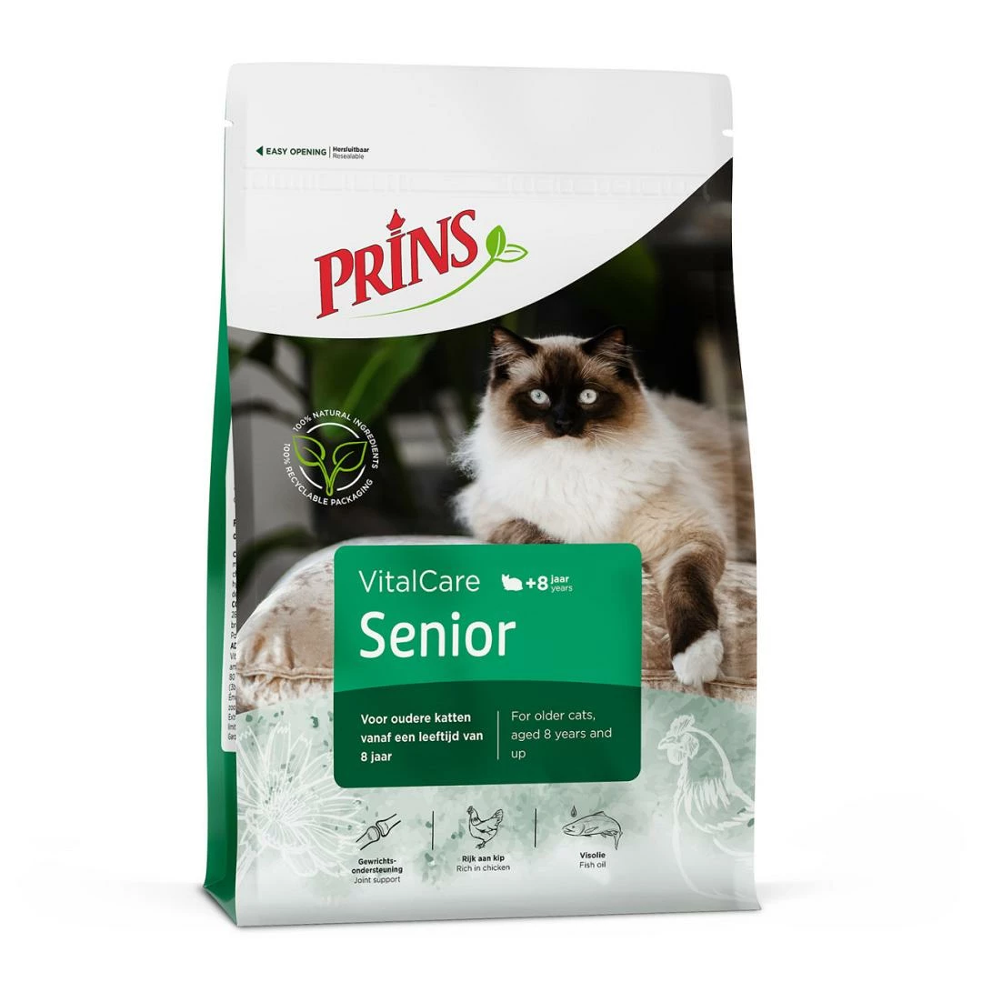 Prins Kattenvoer VitalCare Senior 4 Kg 3 Prins Kattenvoer VitalCare Senior 4 Kg