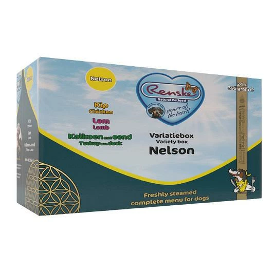 Renske Hondenvoer Variatiebox Nelson Glutenvrij 24 X 395 Gr 3 Renske Hondenvoer Variatiebox Nelson Glutenvrij 24 X 395 Gr