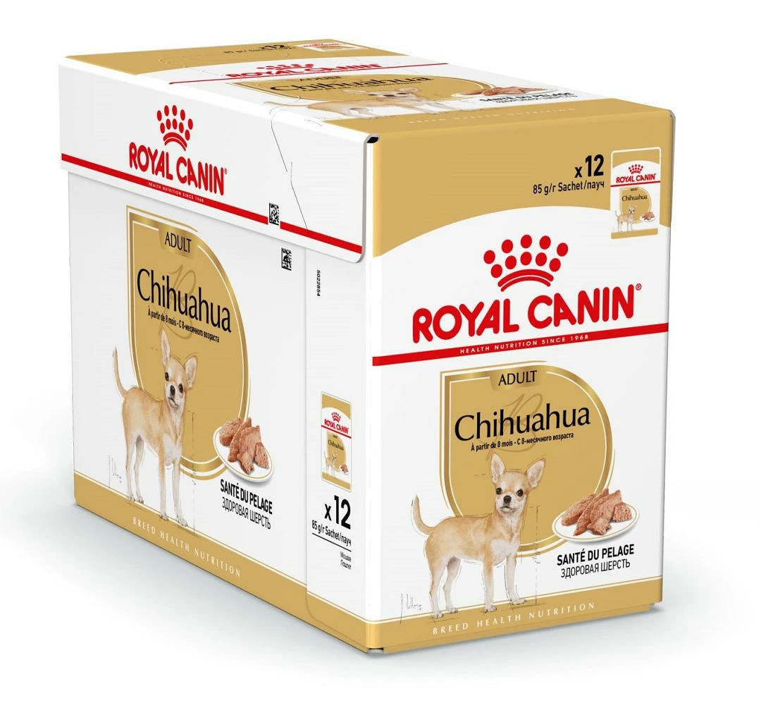 Royal Canin Hondenvoer Chihuahua Adult 12 X 85 Gr 3 Royal Canin Hondenvoer Chihuahua Adult 12 X 85 Gr