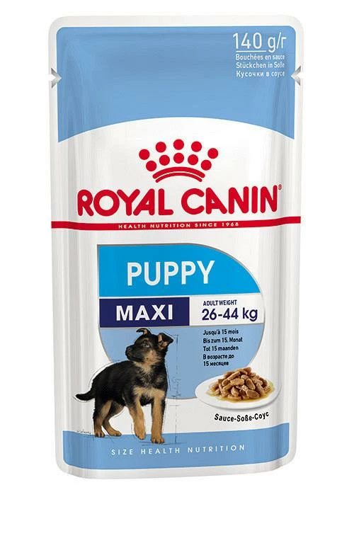 Royal Canin Hondenvoer Maxi Puppy 10 X 140 Gr 4 Royal Canin Hondenvoer Maxi Puppy 10 X 140 Gr - Afbeelding 2