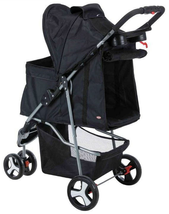 TRIXIE Hondenbuggy Zwart 4 TRIXIE Hondenbuggy Zwart - Afbeelding 2