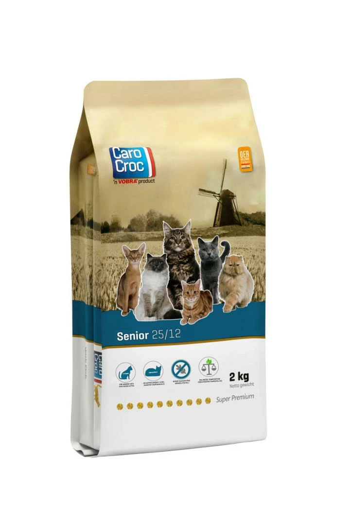 CaroCroc Kattenvoer Senior 2 Kg 3 CaroCroc Kattenvoer Senior 2 Kg