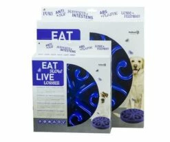 Eat Slow Live Longer Voerbak Original Blue 7 Eat Slow Live Longer Voerbak Original Blue -Beeztees Verkoop 2024 EATS002 003