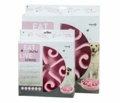 Eat Slow Live Longer Voerbak Original Pink -Beeztees Verkoop 2024 EATS008 009