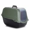 Beeztees Kattenbak Romeo Eco Groen/zwart 2 Beeztees Kattenbak Romeo Eco Groen/zwart -Beeztees Verkoop 2024 ECO kattenbak groen